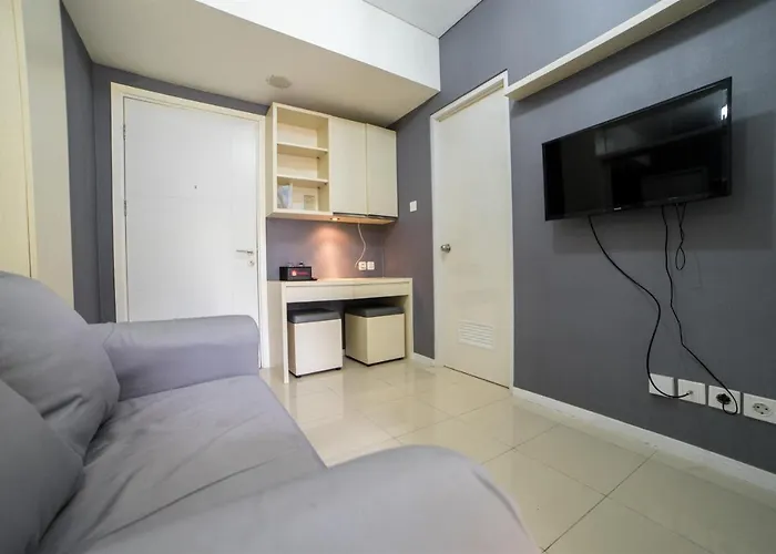 Contemporary 1BR Near Cihampelas at Parahyangan Residence Apartment By Travelio